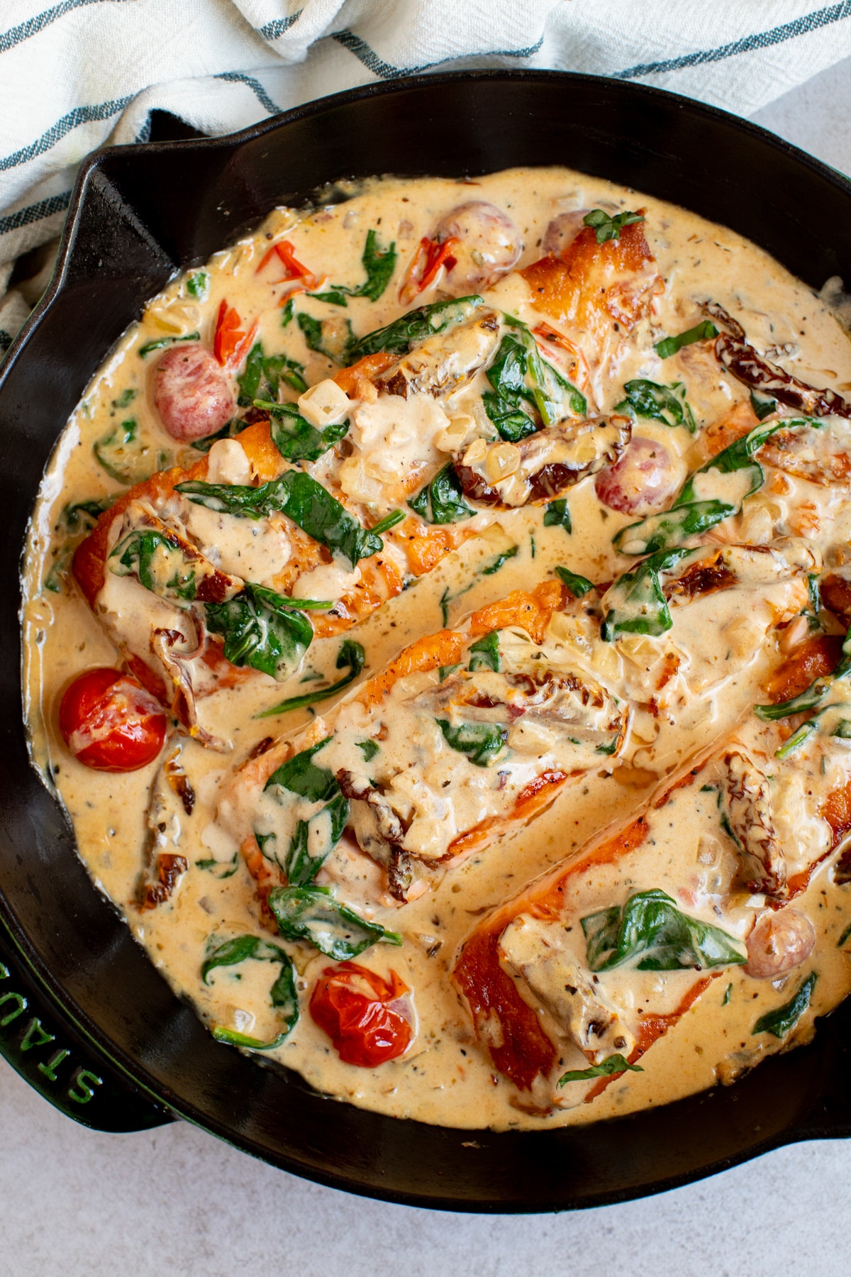 Creamy Tuscan Salmon: Versatile Recipe with Sun-Dried Tomato Sauce